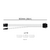CABO SLEEVED BRANCO EXTENSOR FONTE PARA GPU 6+2 = 8 PINOS - RURT STORE