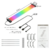 Organizador Para Cabos da Fonte ATX LED ARGB 5V Coolmoon na internet