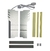 Dissipador Calor Memoria Ram Branca Infinito Argb 5v 3 Pinos