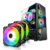 Imagem do KIT 3 COOLER FAN COOLMOON JOY PWM 4PIN ARGB 5V + CONTROLADOR