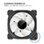 Imagem do KIT 4 COOLER FAN COOLMOON TY1 PWM ARGB 3 PINOS + CONTROLADOR