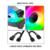 COOLER FAN COOLMOON TY1 PWM 4 PINOS + ARGB 5V LED INFINITO - RURT STORE