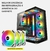 Imagem do Cooler Fan Branco Pwm 4 Pinos + Argb 3 Pinos Coolmoon 120mm
