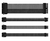 Kit 4 Cabos Sleeved Preto Extensor Fonte Atx Gpu Eps Pci-e - comprar online