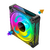 Imagem do KIT 4 COOLER FAN COOLMOON DM1 PWM ARGB 3 PINOS + CONTROLADOR