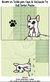 Recorte em Tecido Capa Vacinação PET - Bull Terrier - comprar online