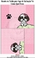Recorte em Tecido Capa Vacinação PET - Lhasa Apso