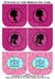 Kit de Recorte em Tecido Dublado para Porta Moedas - Love Pink 02
