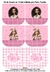 Kit de Recorte em Tecido Dublado para Porta Moedas - Love Pink 03