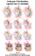 Recorte em tecido Mini Naninha - Cutes 07 (Variados)