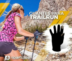 Guantes Running Trailrun Primera Piel Touch Celular Noaf - tienda online