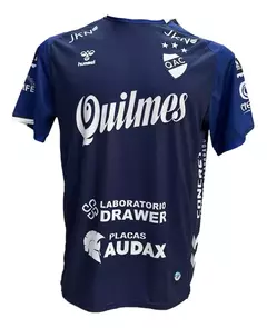 Camiseta De Quilmes Suplente 2024 Hummel Azul - tienda online