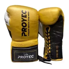 Guante Boxeo Kick Boxing Cuero Vacunó Proyec 14oz - comprar online