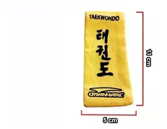 Par De Puntas Cinturon De Taekwon-do Colores Oficial Itf Wtf - comprar online