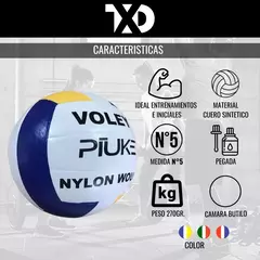 Pelota Voley Soft Touch Pegada Entrenamiento Piuke - tienda online