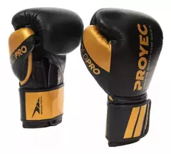 Guantes De Boxeo 14oz Proyec Gold Pro Cuero 100% Natural