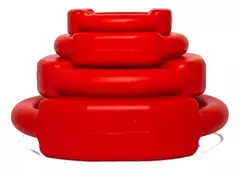 Discos De 1,5kg Pvc Con Manijas Agarre Entrenamientos - comprar online