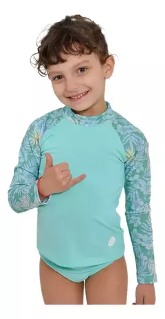 Remera larga Proteccion Solar Niños Uv50 Folau Pileta en internet