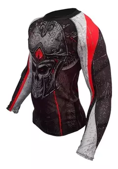 Rashguard Manga Larga Jiujitsu Mma ,kickboxing ,mod Spartan! - comprar online