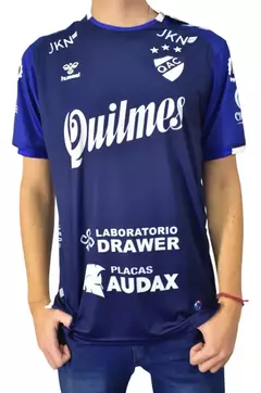 Camiseta De Quilmes Suplente 2024 Hummel Azul