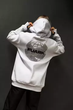 Hoodie buzo frizado Oversize Marca Fuark Gym Culturismo Mod Element unisex - Citideportes
