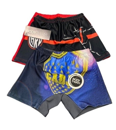 Malla Niños Uv50 Marca Body Therm Equipos Futbol Y Cómics !