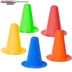 Cono Rígido Pvc 20 Cm Coordinacion Fitness Funcional Colores