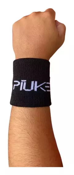 Muñequeras Piuke Tenis Padel Squash Cortas Absorbentes