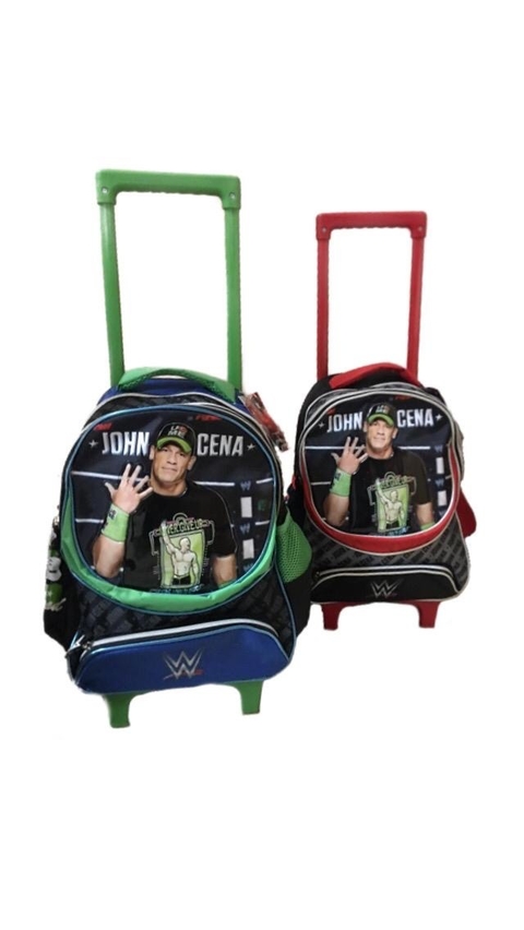 MOCHILA CARRITO ORIGINAL JOHN CENA COLEGIAL NIÑOS
