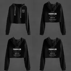 Buzo Dama Fuark Crop Rustico Gym Culturismo Pesas - comprar online
