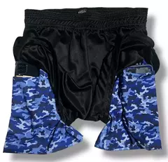 Short Con Calza+bolsillo Interior Deportivo Gym Muscul - tienda online