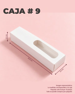 CAJA CORAZONES 10 PZAS - comprar en línea