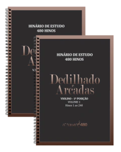 Hinário de Estudo Dedilhado e Arcadas (Volumes 1 e 2)