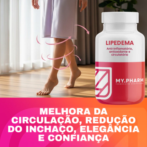 LIPEDEMA – Anti-inflamatório, antioxidante e circulatório