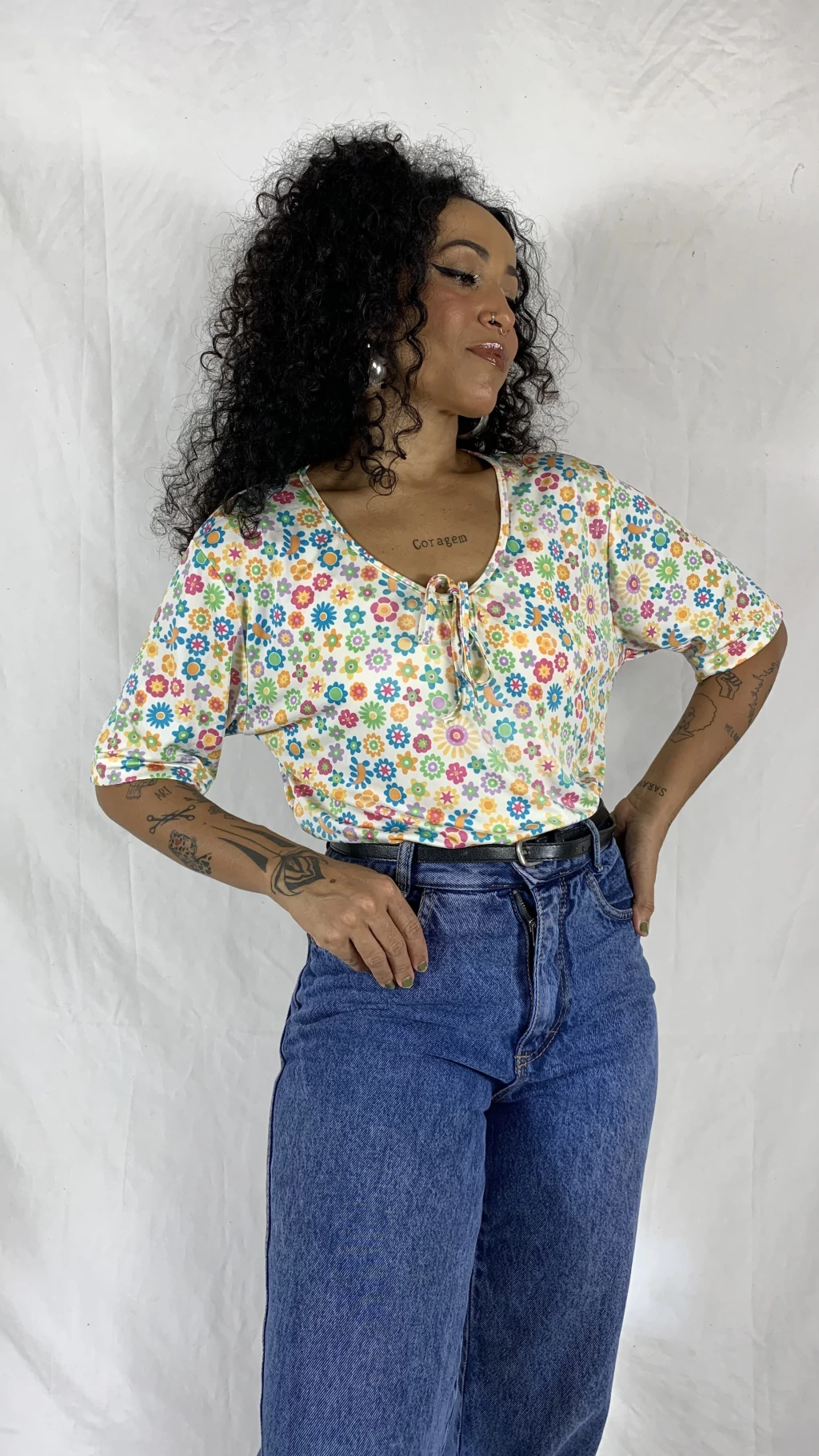 Blusa florada CGC