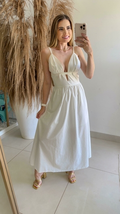 Vestido Gaby Branco - comprar online