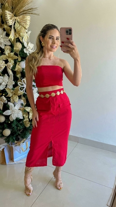 Conjunto Juliana G Vermelho