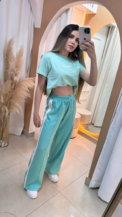 Calça Lisa G Verde - comprar online