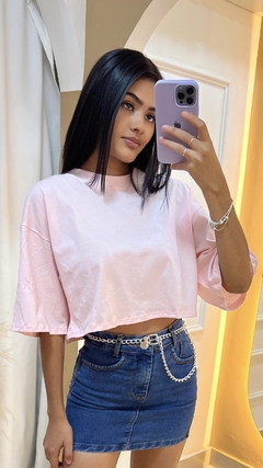 Croped Lisa Rosa BB - comprar online