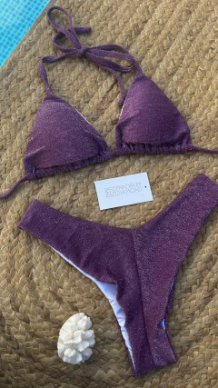Biquíni Lurex P Roxo na internet