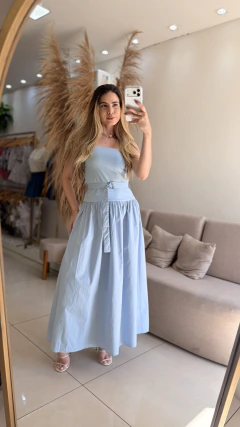 Vestido Thais G Azul