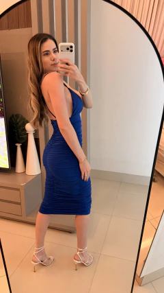 Vestido Liz Azul - comprar online