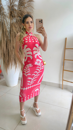 Vestido Kally Salmão - comprar online