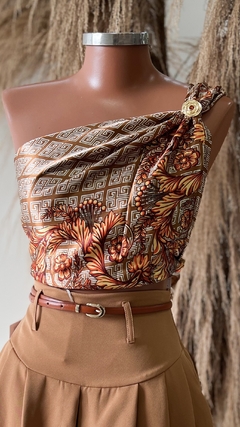 Lenço Bronze/Cinto - comprar online