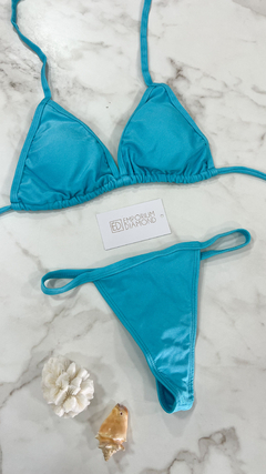 Biquini Fita Carol P Azul - comprar online