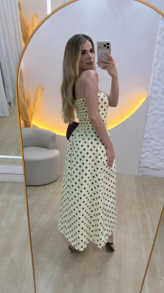 Vestido Kaila Poa M Amarelo - comprar online