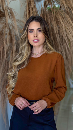 Blusa Alice Marrom - comprar online