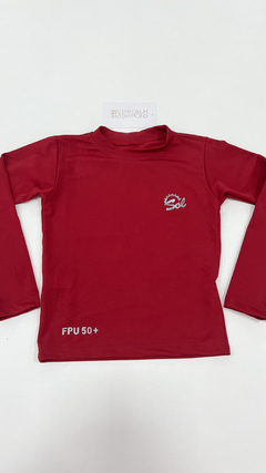 Camisa UV Vermelho 1/2 Anos