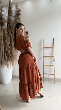 Vestido Bruna Terra Cota na internet