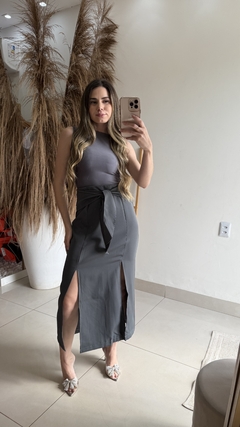Saia Lene M Cinza - comprar online